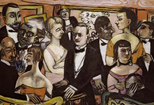 «Sociedad, París» (1931), de Max Beckmann. Solomon Guggenheim Museum, Nueva York