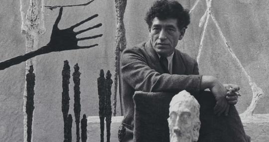 Alberto Giacometti en 1951. Fotografía de Gordon Parks