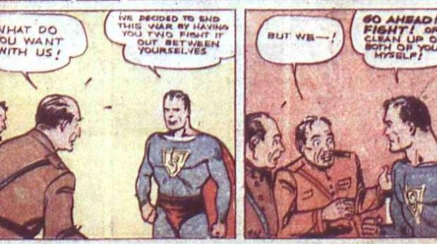 El primer vuelo de Superman en 1938 fue en la Guerra Civil española