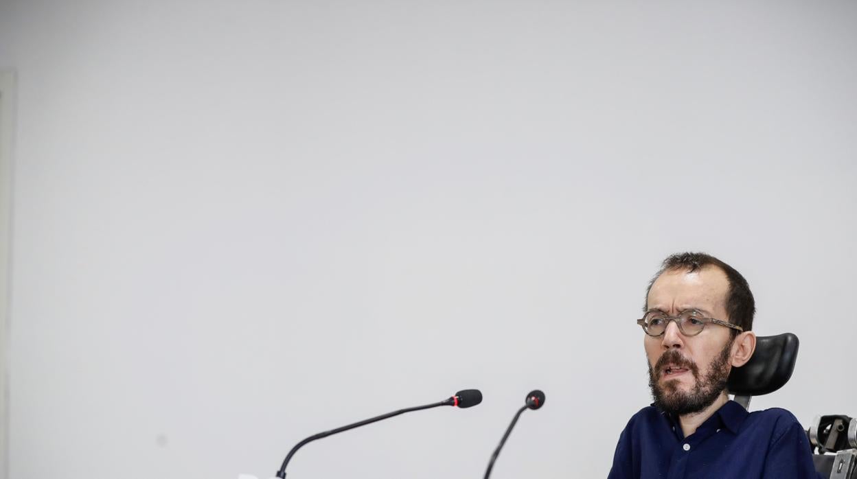 El secretario de Organización de Podemos, Pablo Echenique, en una foto de archivo