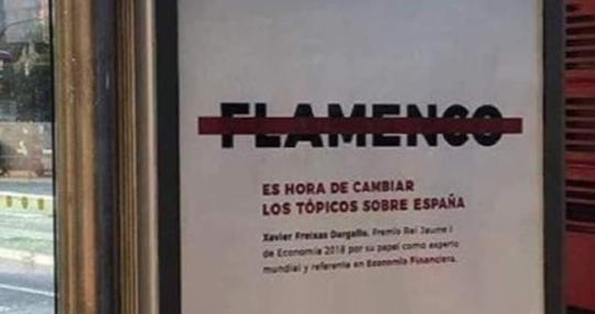 La campaña que ha puesto el Ayuntamiento de Valencia en sus marquesinas