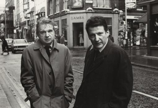 Francis Bacon (izquierda) y Lucian Freud, cuando aún eran amigos