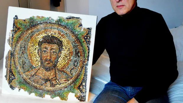 El «Indiana Jones» del arte recupera un mosaico bizantino robado de hace 1.600 años