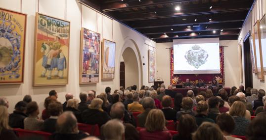 Imagen del salón de Carteles durante la primera jornada del ciclo