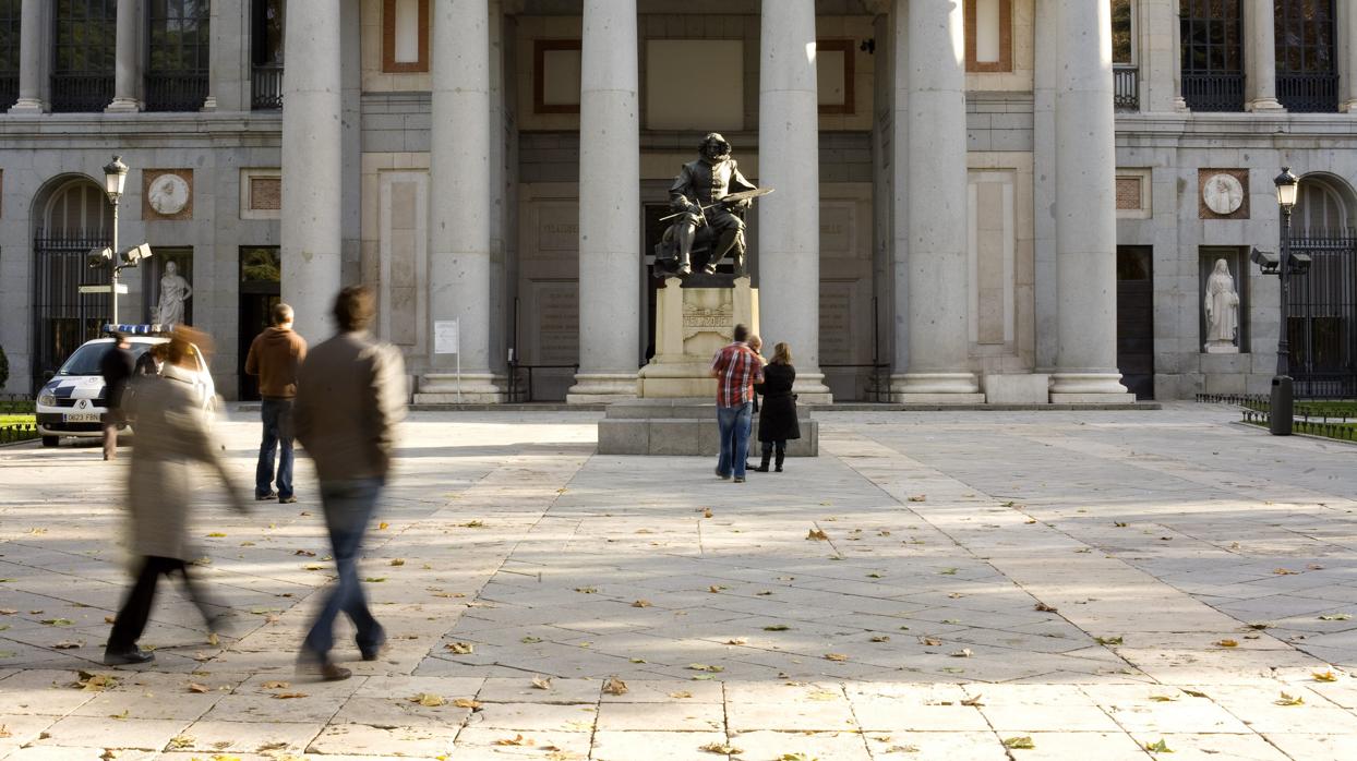 Alrededores del Museo del Prado, en Madrid