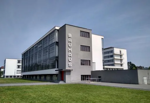 Algunos de los edificios que albergaron la Bauhaus en Dessau, segunda sede de la escuela tras Weimar