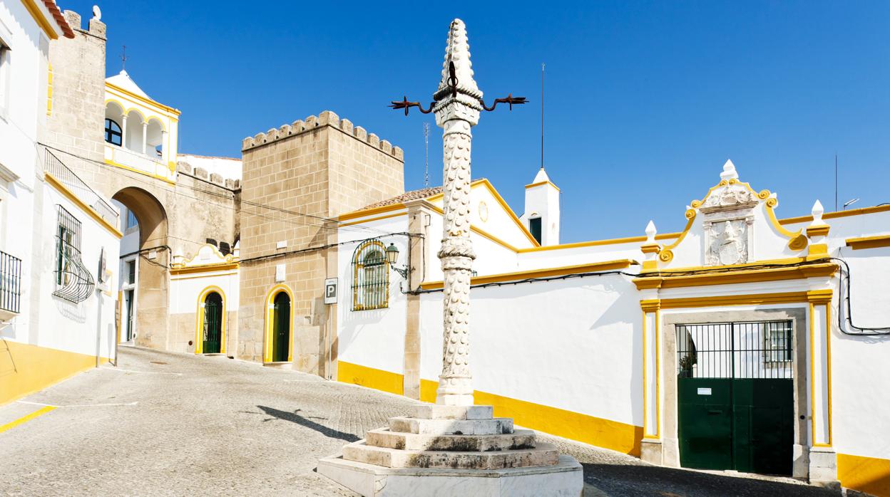 Casco histórico de Elvas (Alentejo, Portugal)