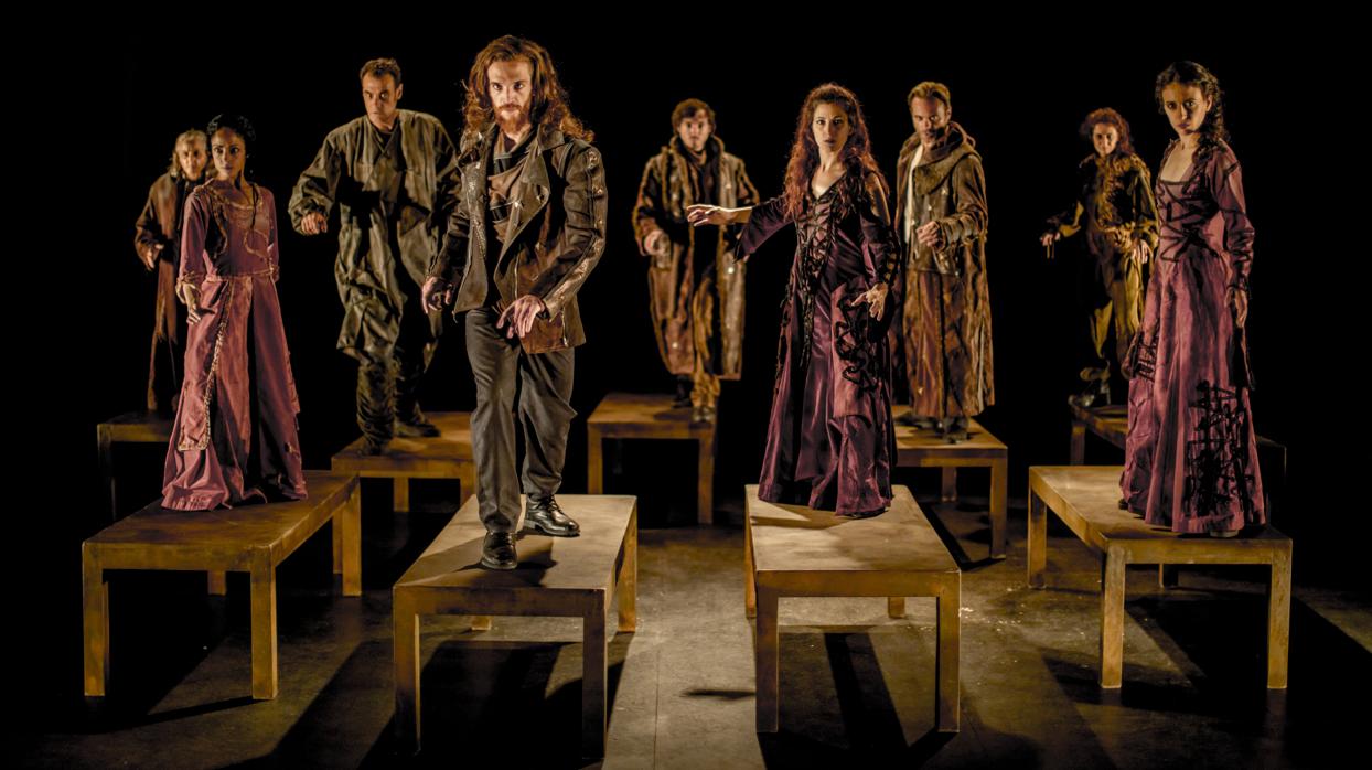 El elenco de Atalaya que da cuerpo a «El Rey Lear», que dirige Ricardo Iniesta