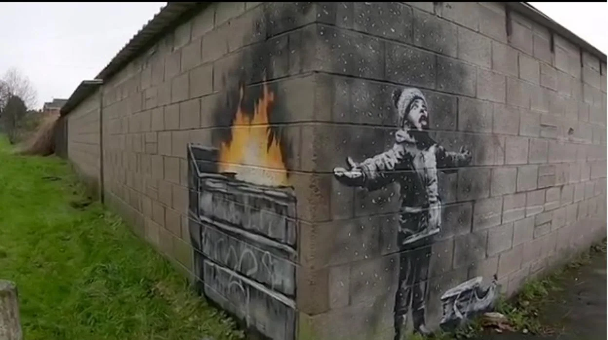 El nuevo grafiti de Banksy