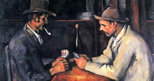 «Los jugadores de cartas», de Cézanne