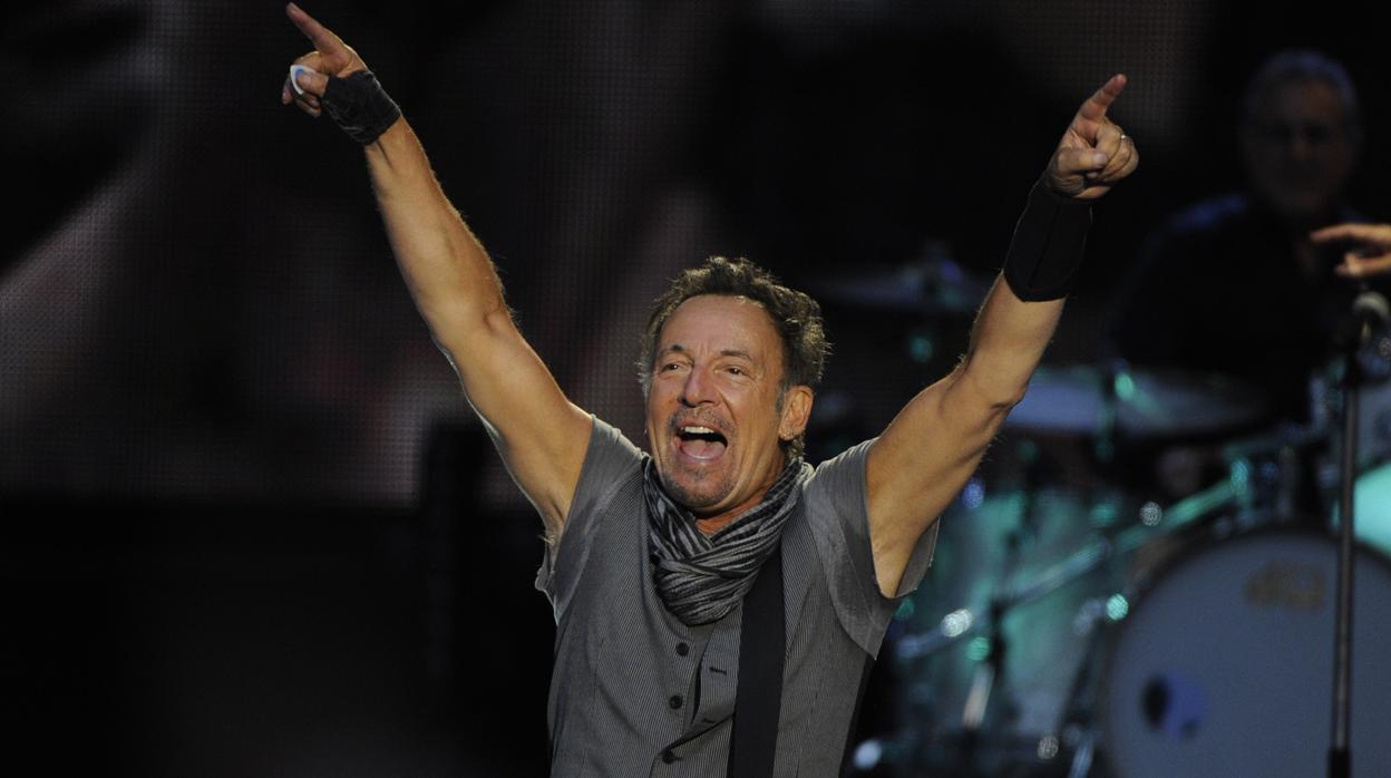 Springsteen, durante una actuación en Madrid en 2016