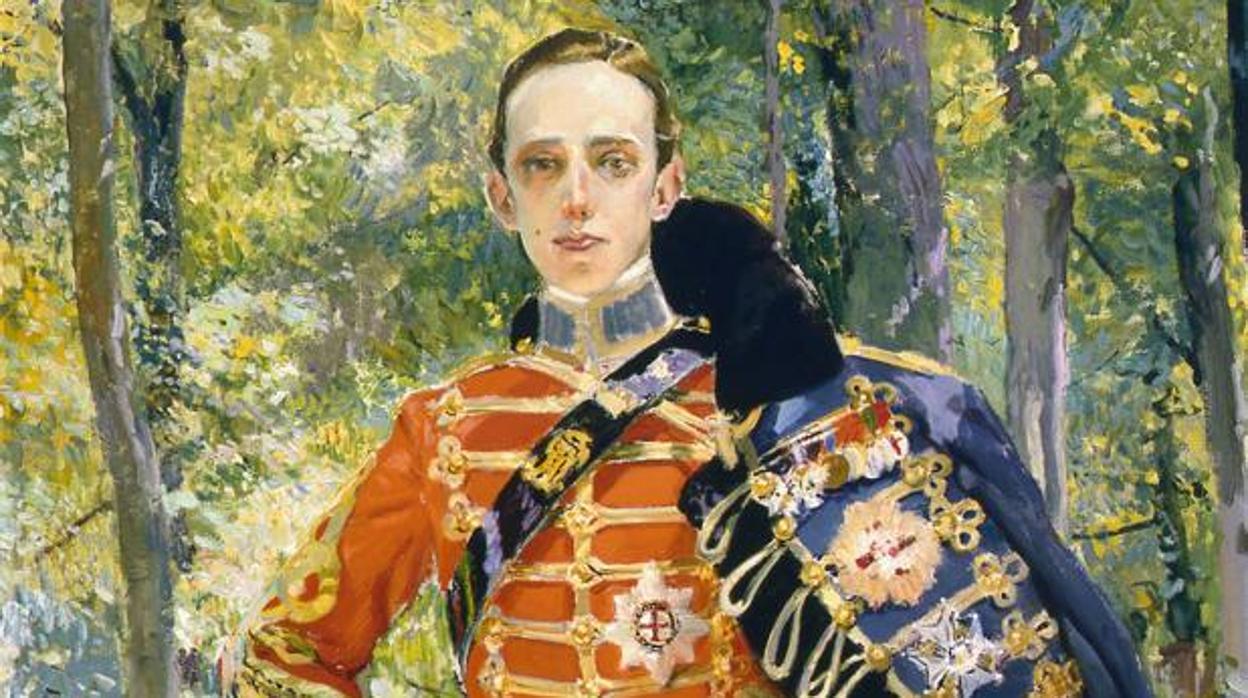 Alfonso XIII, pintado por Sorolla, en 1907