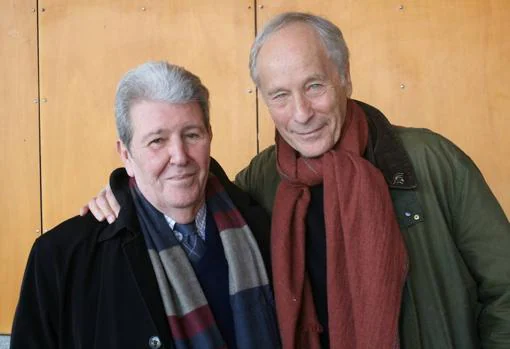 Jorge Herralde con Richard Ford, quien ha publicado todos sus libros con Anagrama
