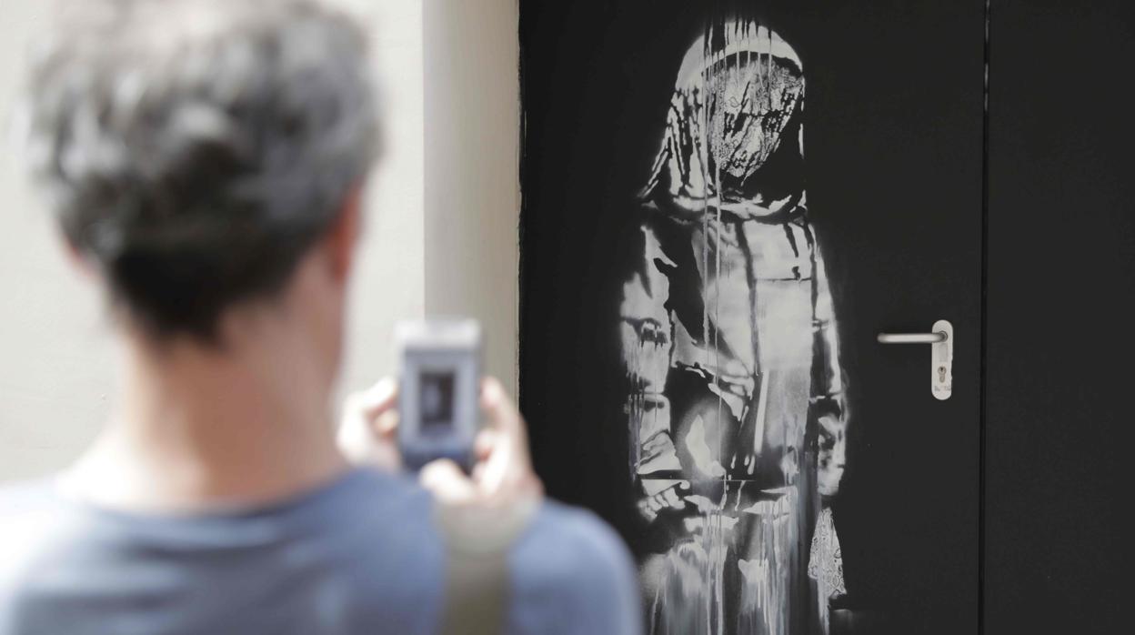 El mural atribuido a Banksy que ha desaparecido
