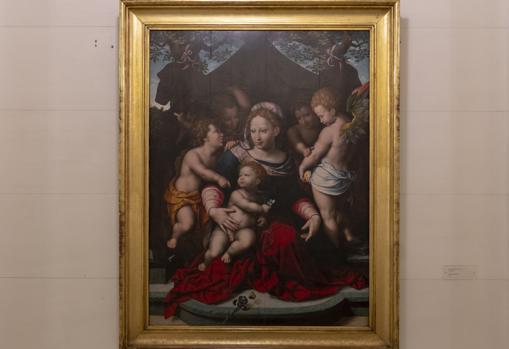 «La Virgen del lirio», de Cornelis van Cleve, una de las joyas de la colección