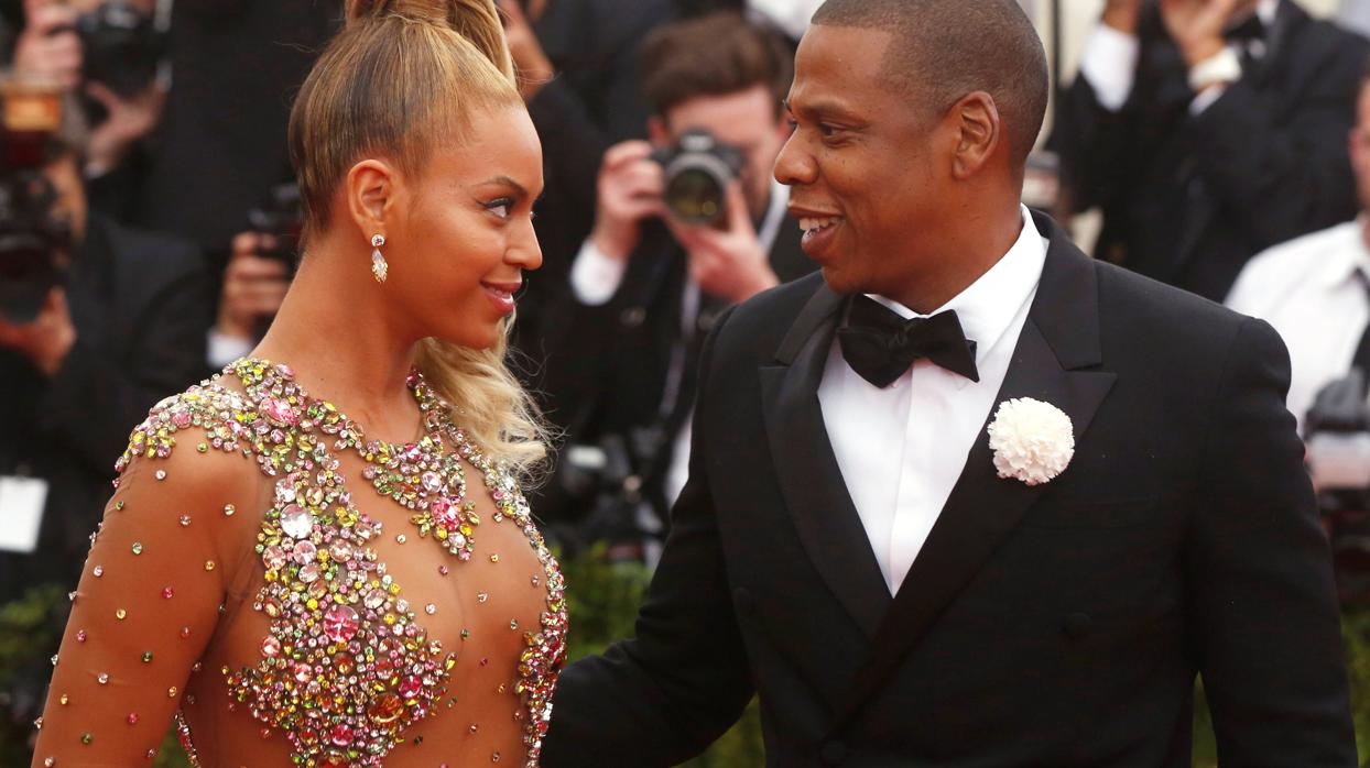 Beyoncé y Jay-Z a su llegada a la Gala del Matropolitan