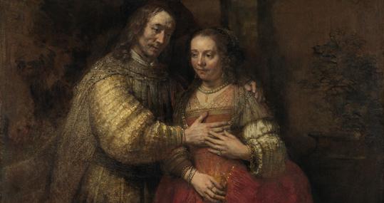 «La novia judía», una de las últimas obras de Rembrandt