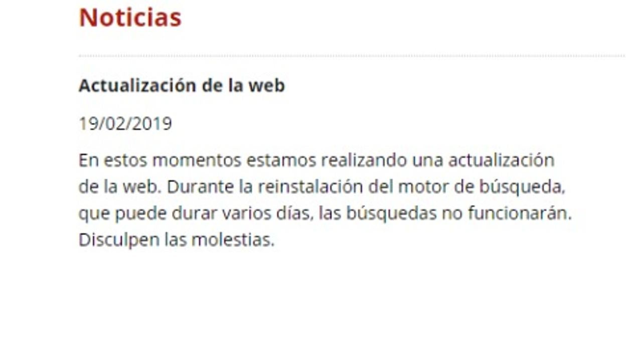 Tras la polémica generada al desvelarse ese hecho, la web ha bloqueado su buscador