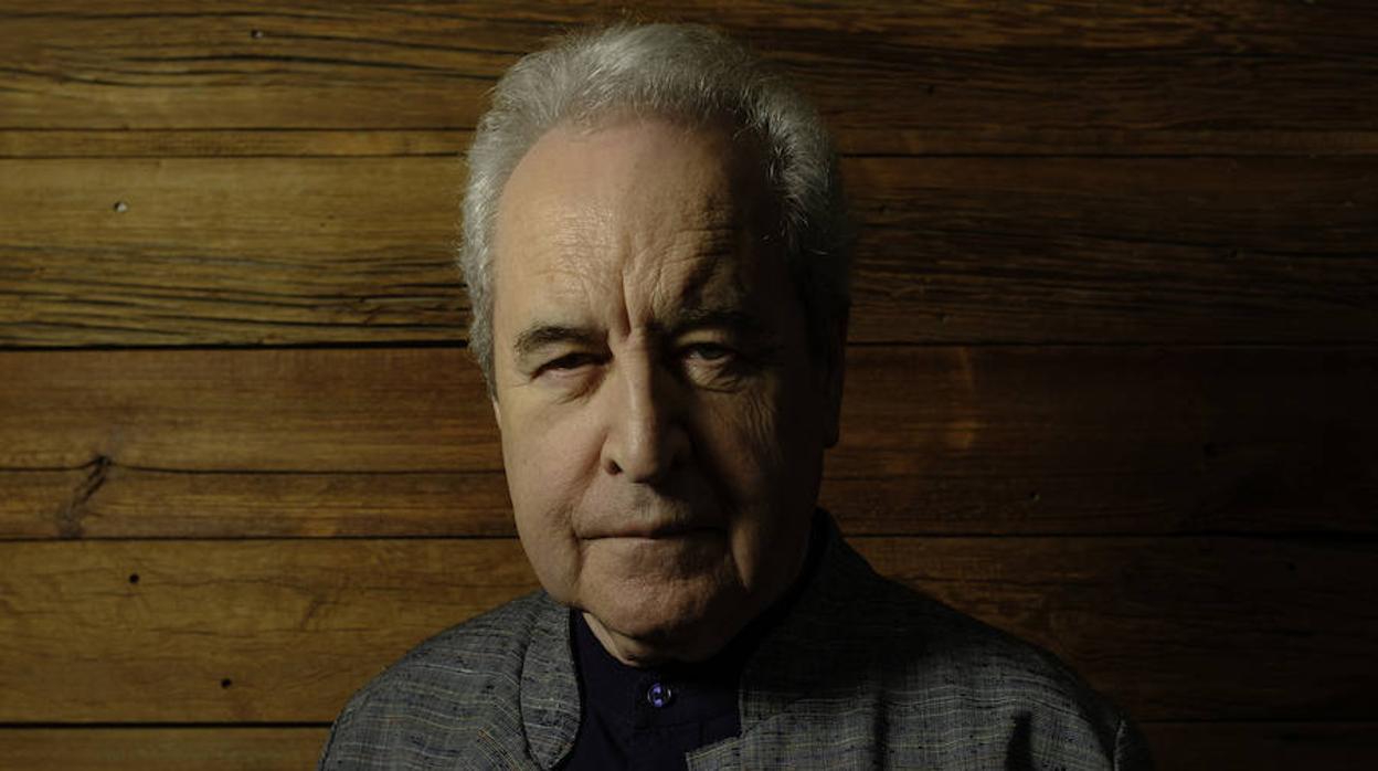 John Banville fotografiado durante su reciente visita a Madrid