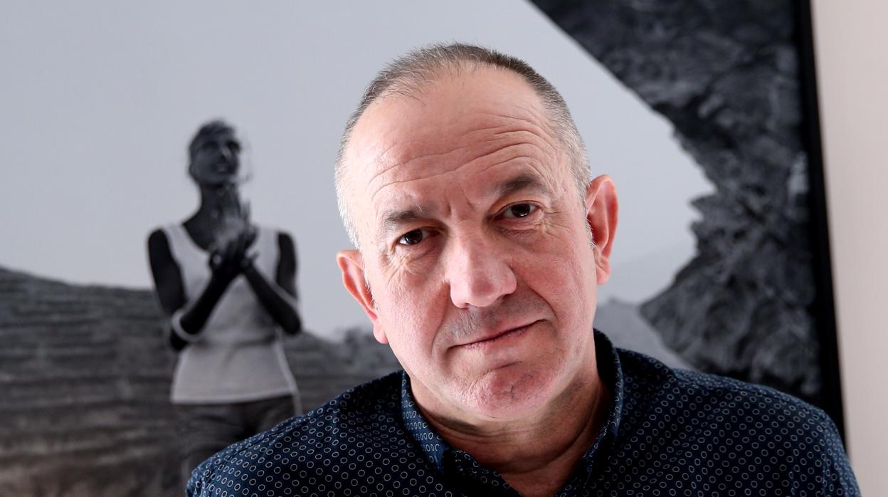 El escritor francés Philippe Claudel, fotografiado en Madrid poco después de la entrevista