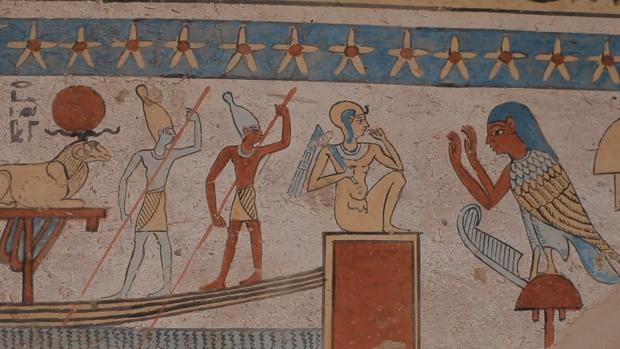 Una excavación ilegal en Egipto conduce a una tumba ptolemaica de un noble excepcionalmente pintada