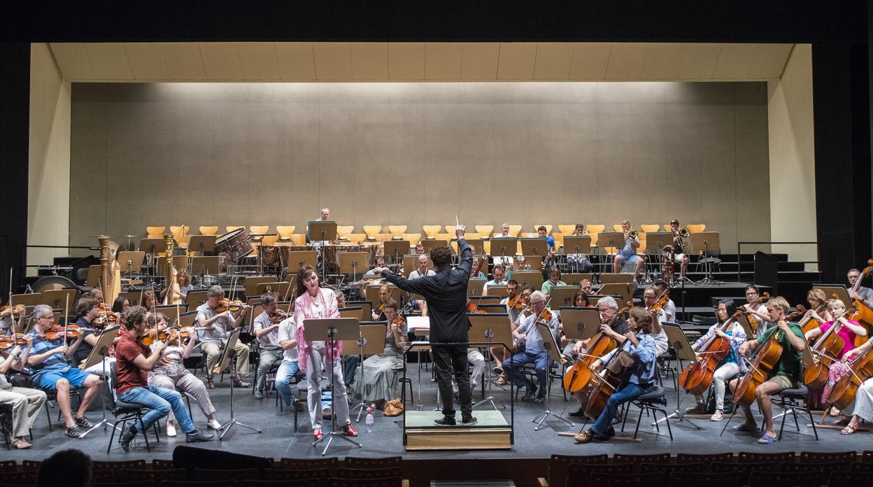 La ROSS durante un ensayo