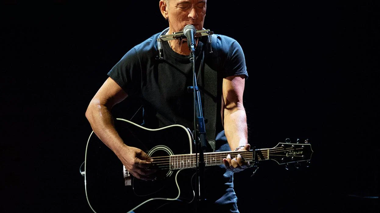 Bruce Springsteen durante uno de sus conciertos