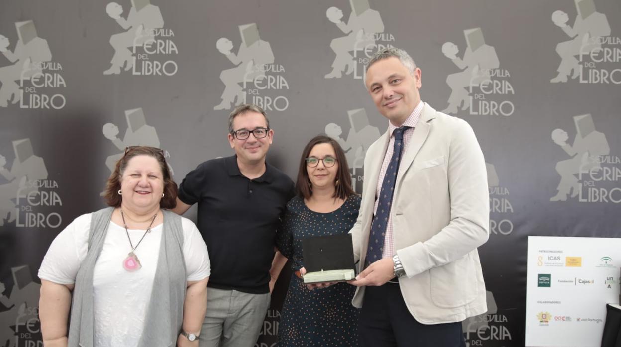 Marta Carrasco, Jesús Morillo, Nuria Lupiáñez y Alberto García Reyes