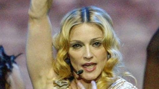 Madonna en un concierto