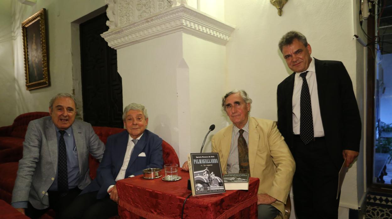 Presentación del libro La Vapora. Antonio Molina Flores Rafael Valencia JM Macarro, Ignacio Romero Solís