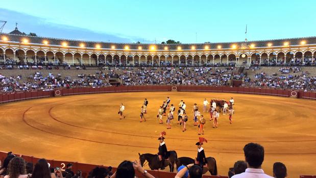 Primer festejo del ciclo de promoción de Sevilla, con reses de La Quinta