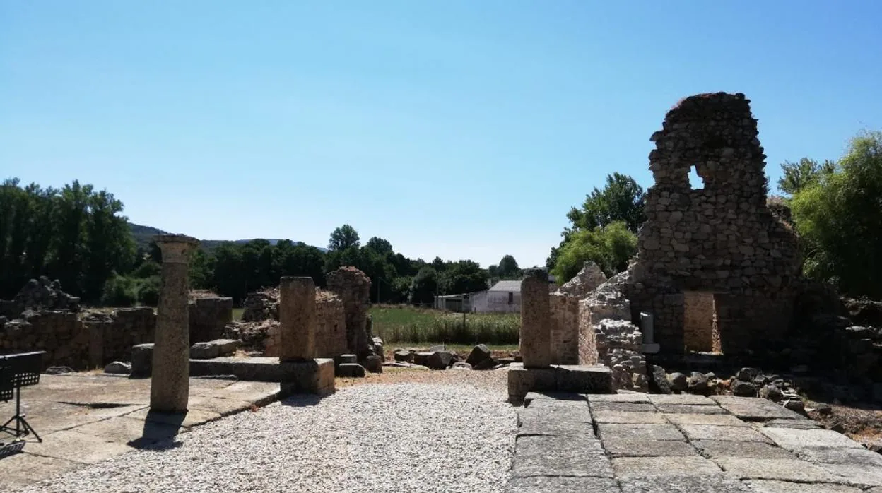 Restos de la antigua ciudad romana de Ammaia