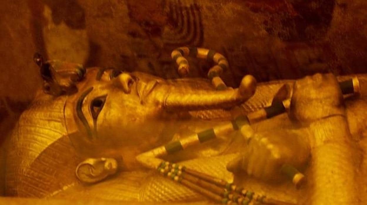 Sarcófago dorado de Tutankamón