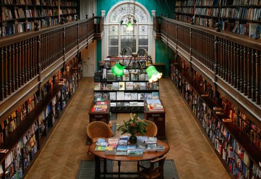 Librería Daunt Books, en Londres (Reino Unido)
