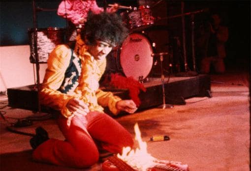 JImi Hendrix en el Monterey Pop de 1967