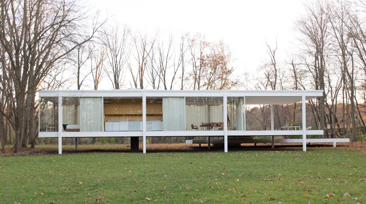 La Casa Farnsworth, en Piano (Illinois), de Mies van der Rohe