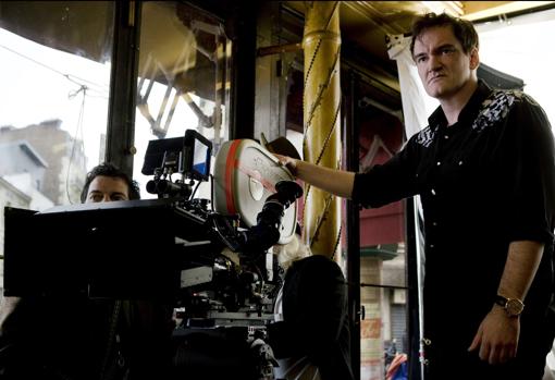 Tarantino, en pleno rodaje