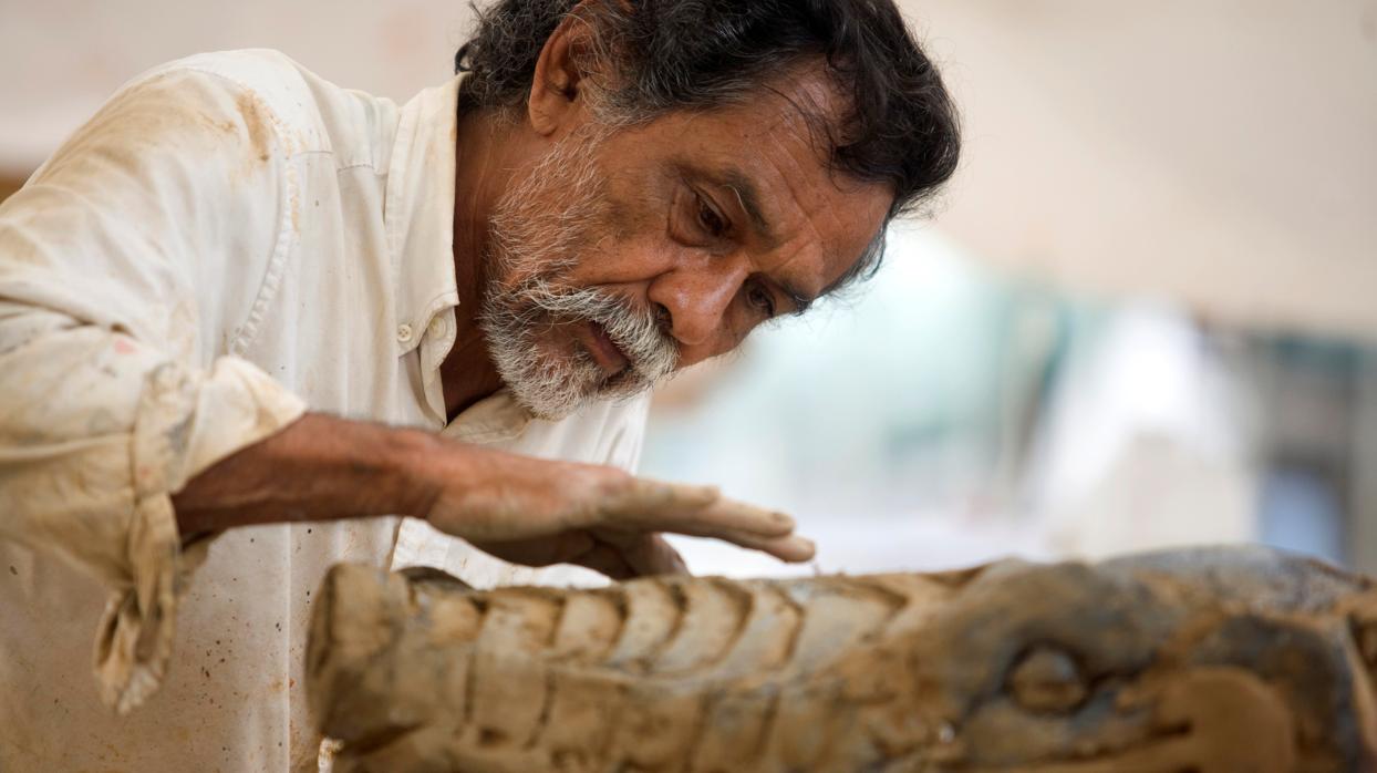 El pintor mexicano Francisco Toledo