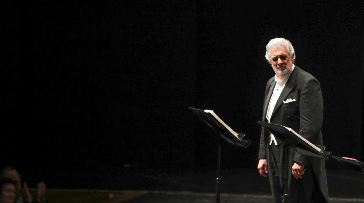 Plácido Domingo, durante su actuación en el pasado Festival de Salzburgo