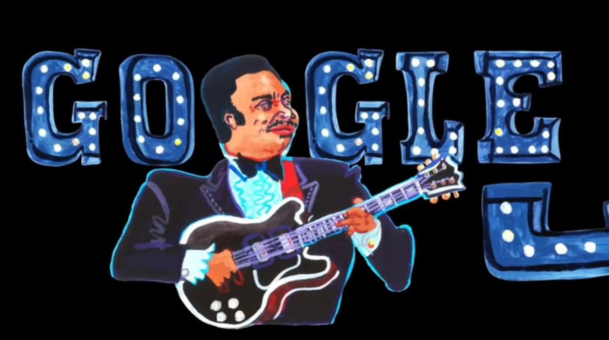 Google celebra el aniversario del nacimiento de B.B. King con un doodle