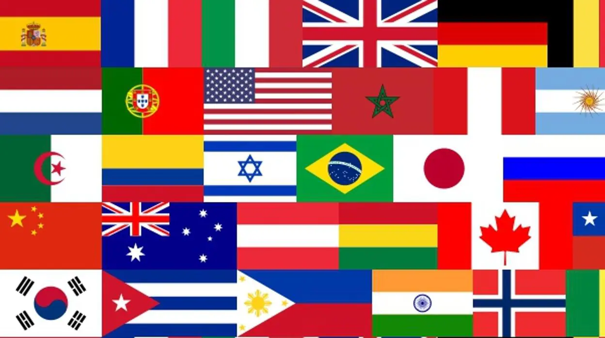 ¿Sabrías identificar las banderas de estos países?