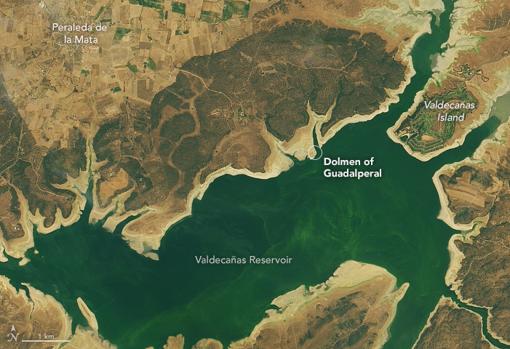 La NASA revela imágenes del dolmen de Guadalperal desde el espacio