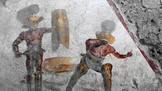 Descubierto un fresco en Pompeya que revela la verdad sobre las cruentas luchas de los gladiadores romanos