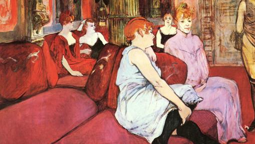 Una de las piezas de Toulouse-Lautrec en la exposición