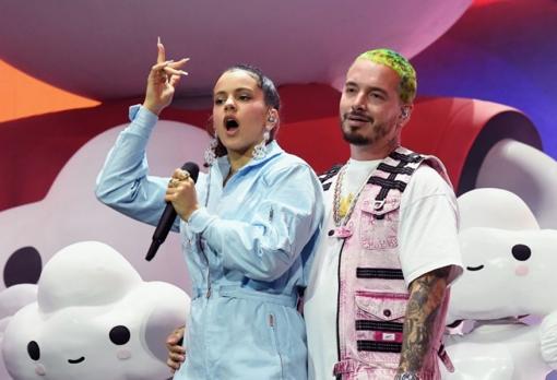 Rosalía y J Balvin