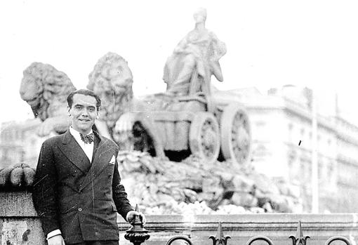Federico García Lorca, en una imagen tomada en Madrid