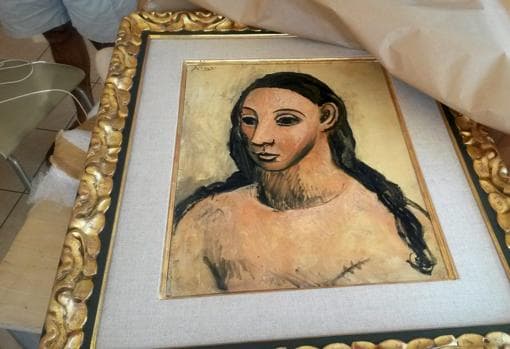 Francia localizó el cuadro de Picasso «Cabeza de mujer joven» en el yate de Jaime Botín