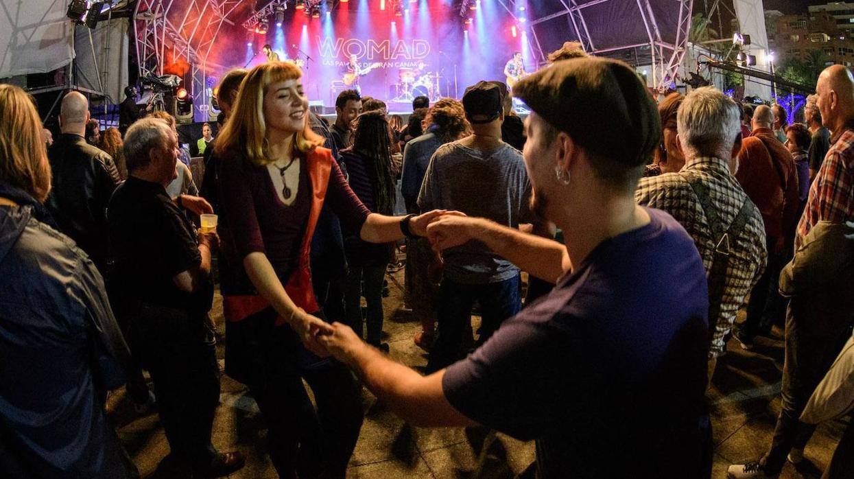 Imagen de la jornada inaugural de WOMAD Canarias 2019, el pasado jueves