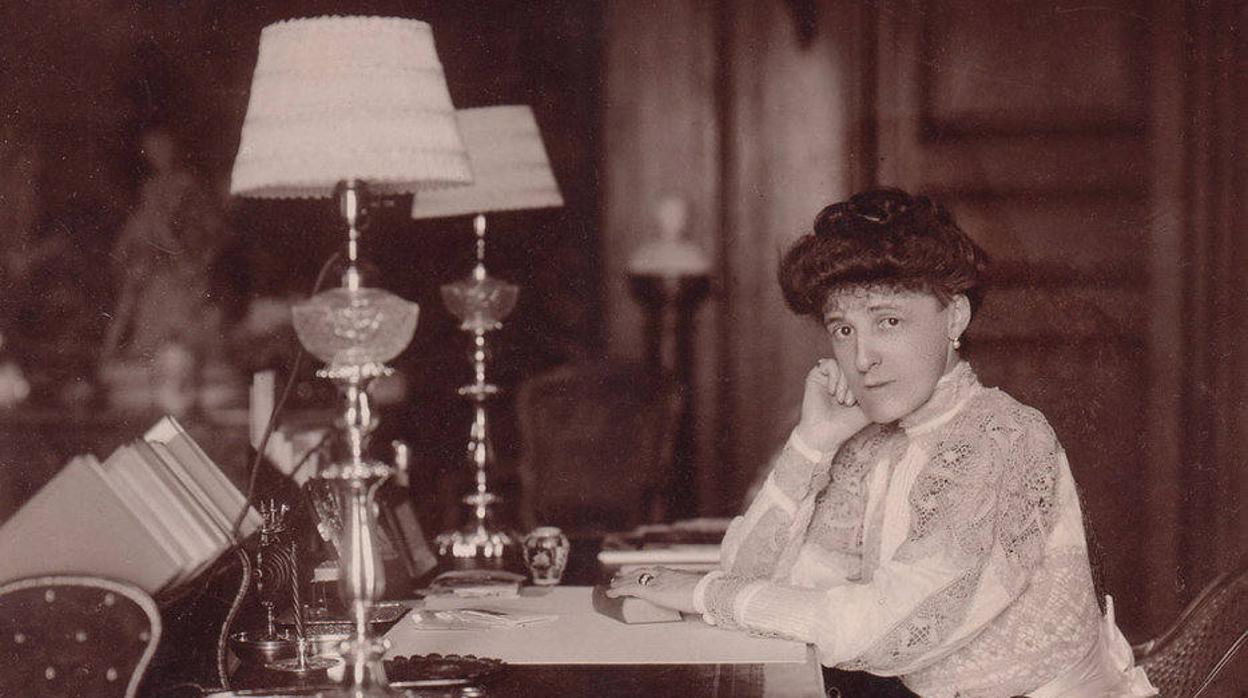 La escritora norteamericana Edith Wharton