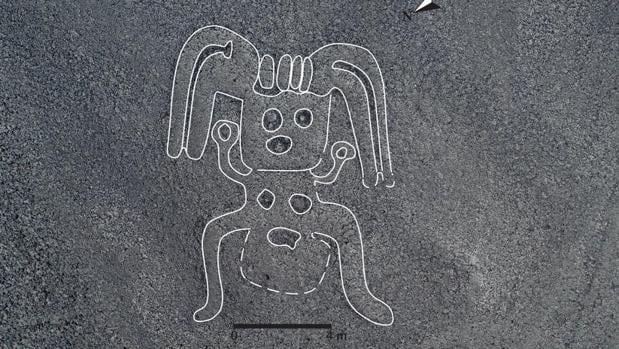 Descubren 142 nuevos geoglifos en Nazca que representan misteriosas figuras humanoides